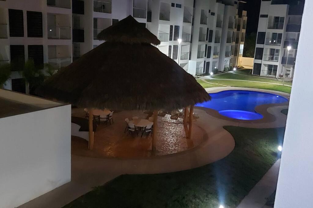 Ferienwohnung Bonito Departamento En Planta Baja En Manzanillo Con Alberca Exterior foto